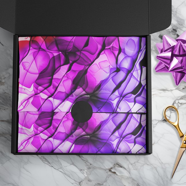 Papel De Seda Tinta Múltipla Rosa Com Camada De abstrato (Criador carregado)