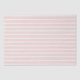 Papel De Seda Tinta rosa e listras brancas modernas, chic elegan