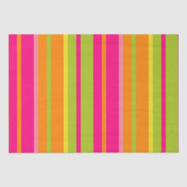 Papel De Seda Tinta, Verde limão e Faixa Laranja Elegante