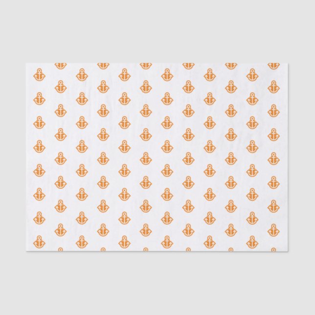 Papel De Seda Tiny Anchors Tissue Paper (Frente )