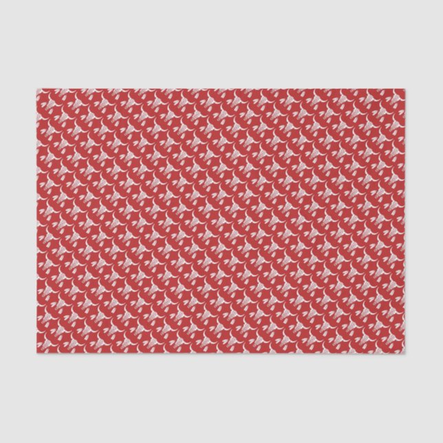 Papel De Seda Tiny Buffalo Skulls (Frente )