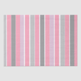 Papel De Seda Tiras cor-de-rosa e Cinzas