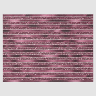 Papel De Seda Tiras da Rosa vermelha Glam Burgundy Blush Glitter