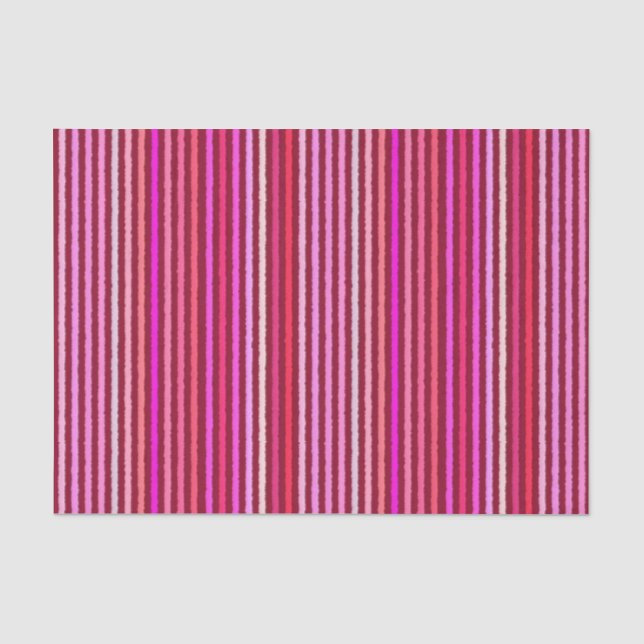 Papel De Seda Tiras de giz - Borgonha, Violeta, Rosa (Frente )