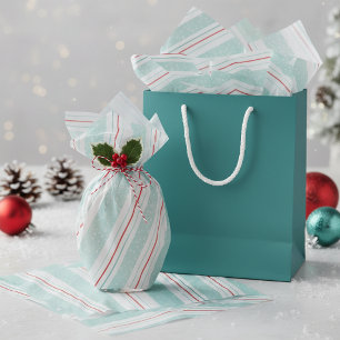 Papel De Seda Tiras de Natal Magia e Maravilha em Verde-Menta ID