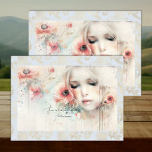 Tissue de Decoupagem Floral Abstrata-1 Pintura