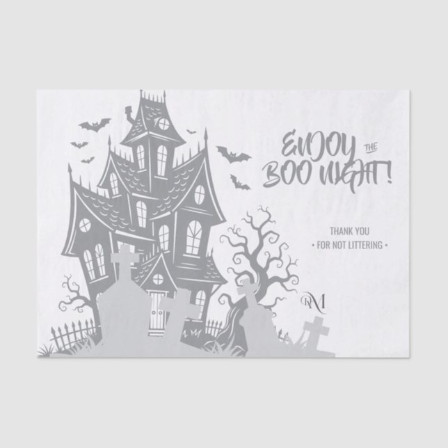 Papel De Seda Tissue Paper : HALLOWEEN Home (Frente )