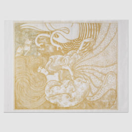 PAPEL DE SEDA TISSUE PAPER : MULHER COM SUANS : JAN TOOROP 1894