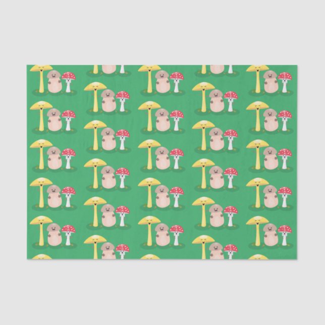 Papel De Seda Toadstool (fungo-guaii) (Frente )