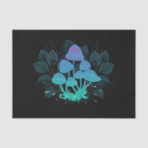 Papel De Seda Toadstools em arbustos