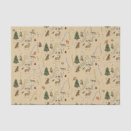 Papel De Seda Todas As Ocasiões Animais Da Floresta