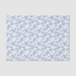 Papel De Seda Toile de Jouy Azul Francesa