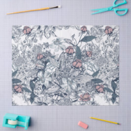 Papel De Seda Toile-De-Jouy Vintage French Pattern