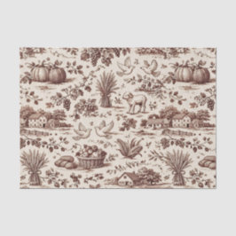Papel De Seda Toile Marrom Sépia de Colheita