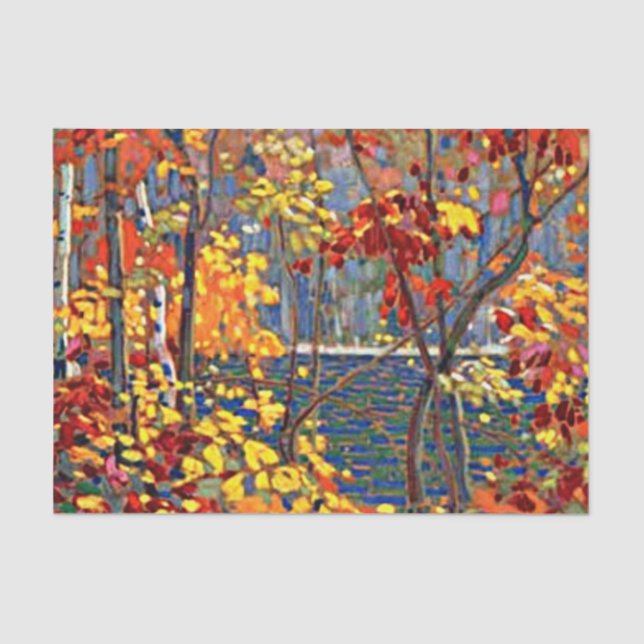 Papel De Seda Tom Thomson - A Piscina (Frente )