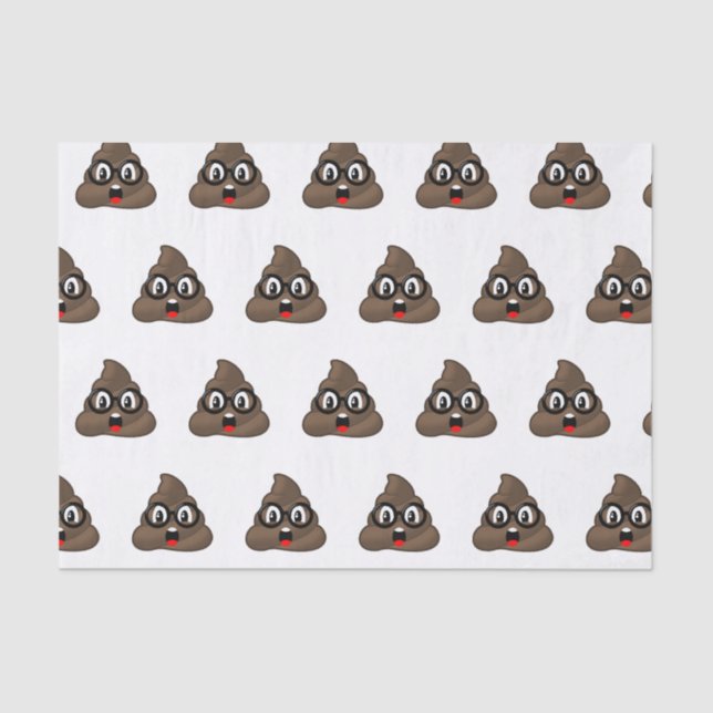 Papel De Seda Tombadilho Emoji dos vidros oh (Frente )