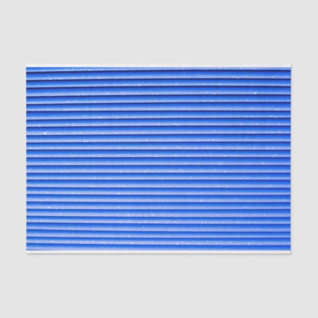 Papel De Seda Tons Azuis - Gamas Geométricas (Frente )