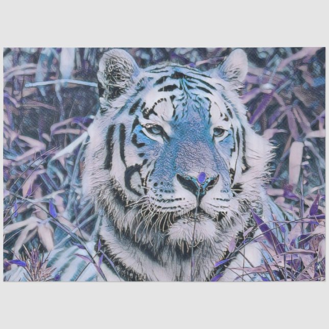 Papel De Seda Toony Tiger Blue (Frente )