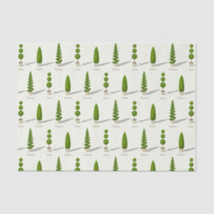 Papel De Seda Tópicos personalizáveis do Cypress "Live Grove Thr