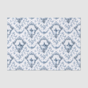 Papel De Seda Torneio Floral gravado com moinho de vento e botas