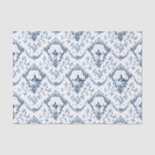Papel De Seda Torno Floral com Gravação, com Moinho e Barcos-A
