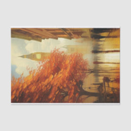 Papel De Seda Torre de relógio