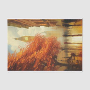 Papel De Seda Torre de relógio