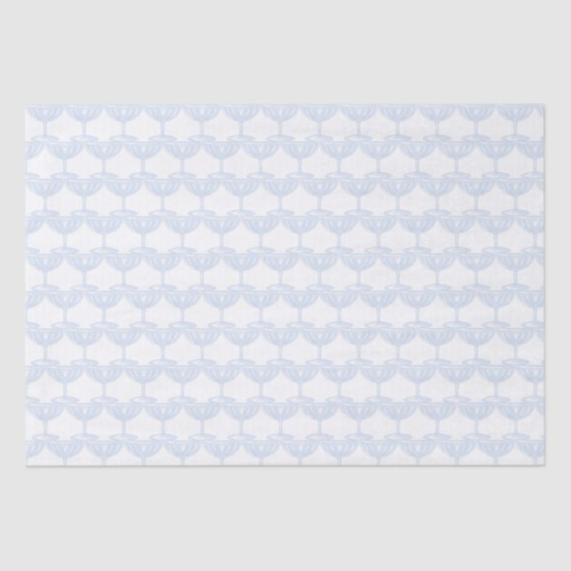 Papel De Seda Torre de Taças de Champanhe para Festa de Engajame (Frente )