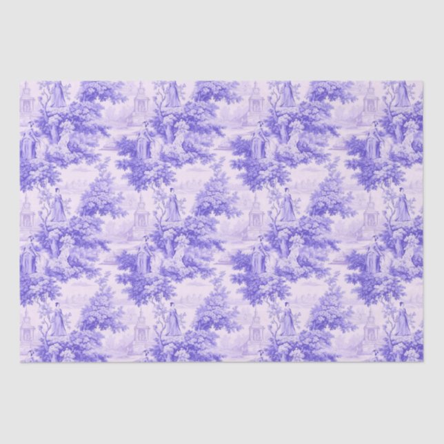 Papel De Seda Torre roxa de alegria (Frente )