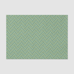 Papel De Seda Torres de verde-oliva, tecelagem dupla