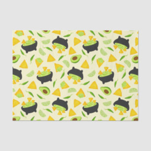 Papel De Seda Tortilla Chips e Guacamole