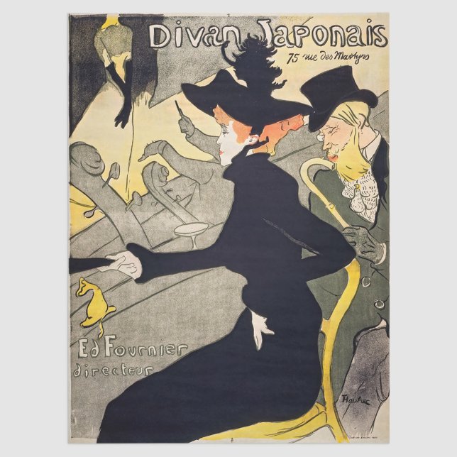 Papel De Seda Toulouse-Lautrec - Divan Japonês (Criador carregado)