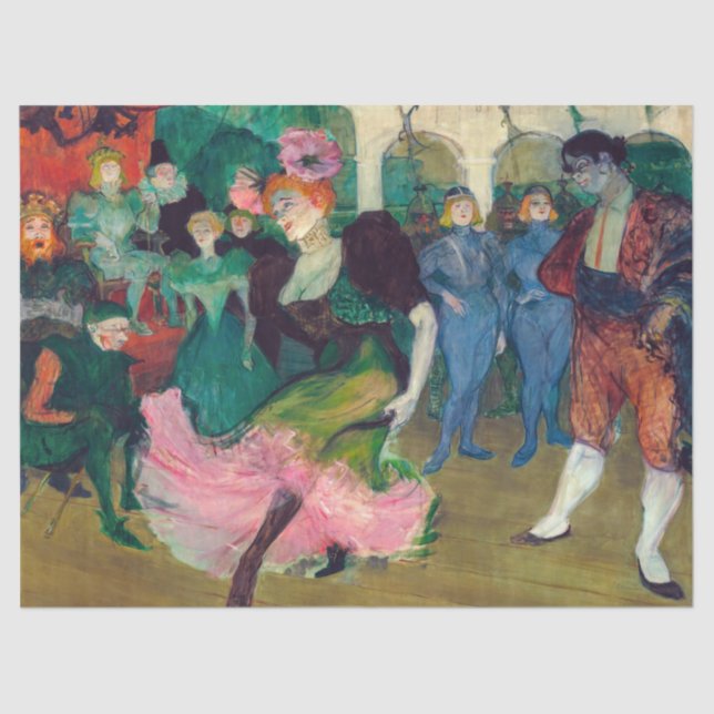 Papel De Seda Toulouse-Lautrec - Marcelle Lender, Dançando Boler (Frente )