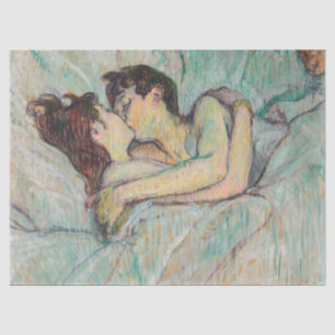 Papel De Seda Toulouse-Lautrec - Na Cama, O Beijo