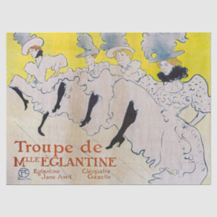 Papel De Seda Toulouse-Lautrec - Troupe de Mlle Eglantine