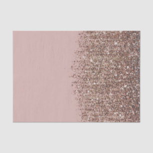 Papel De Seda Toupe Bege Rosa Bronze Dourado Brilho Glamour