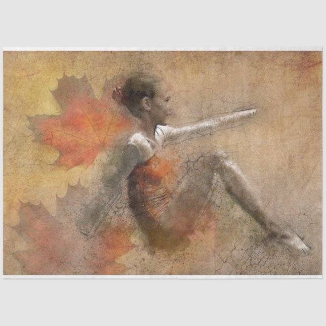 Papel De Seda Trabalho de arte 16 Rapariga 20x30 Desligar (Frente )