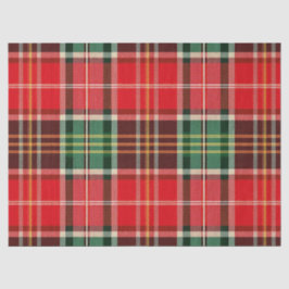 Papel De Seda Traditional Christmas Plaid