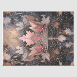 Papel De Seda Tragam a Coroa de Joias Rosa