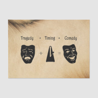 Papel De Seda Tragédia + Timing Igual ao Teatro de Comédia