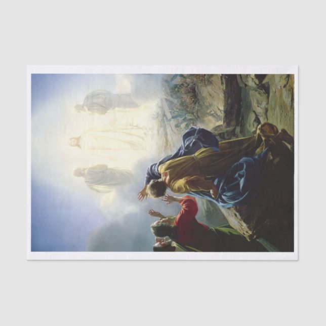 Papel De Seda Transfiguração de Jesus, Dissociação (Frente )