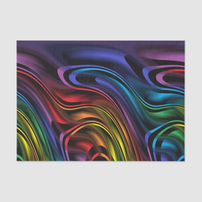 Papel De Seda Transparência no movimento (Frente )