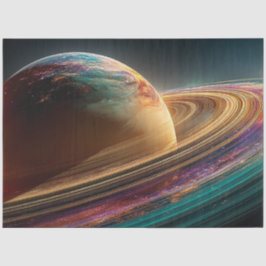 Papel De Seda Trato Roxo Dourado, Superfície do Planeta Vibrante