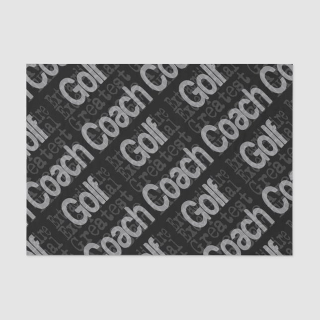 Papel De Seda Treinador de Golf Extraordinaire (Frente )