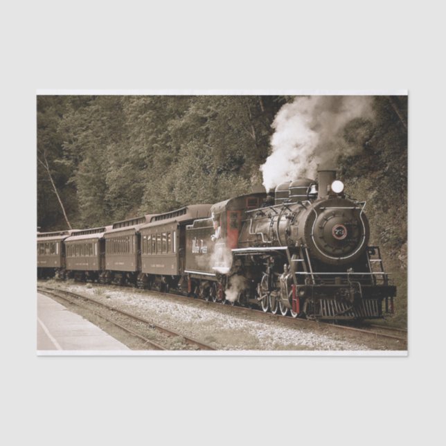 Papel De Seda Trem (Frente )