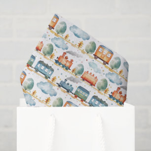 Papel De Seda Trem Decoupage