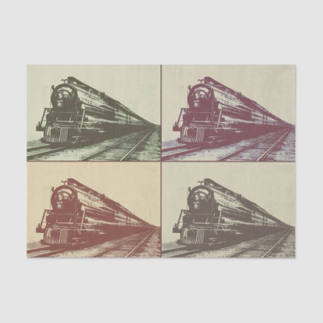 Papel De Seda Trem do pop (Frente )