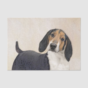 Papel De Seda Tremendo a pintura de Walker Coonhound - Arte Orig