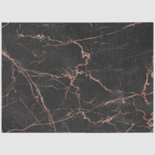 Papel De Seda Trendy Marble Pink Black Modern