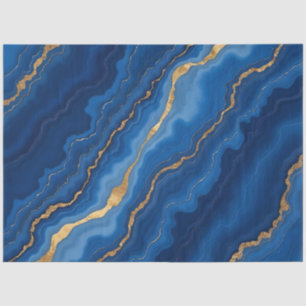 Papel De Seda Trendy Royal Blue Marble Collection